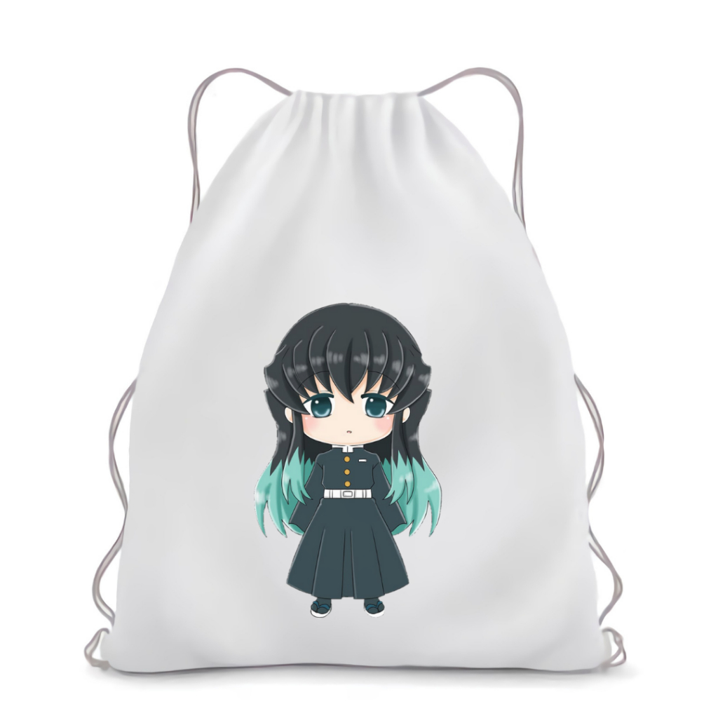 BISA CUSTOM SATUAN Stringbag Sublim Printing Anime Dragon Slayer Drawstring string bag ransel serut tas jepang merchandise sekolah kuliah kampus viral || Kiiyoomii ||