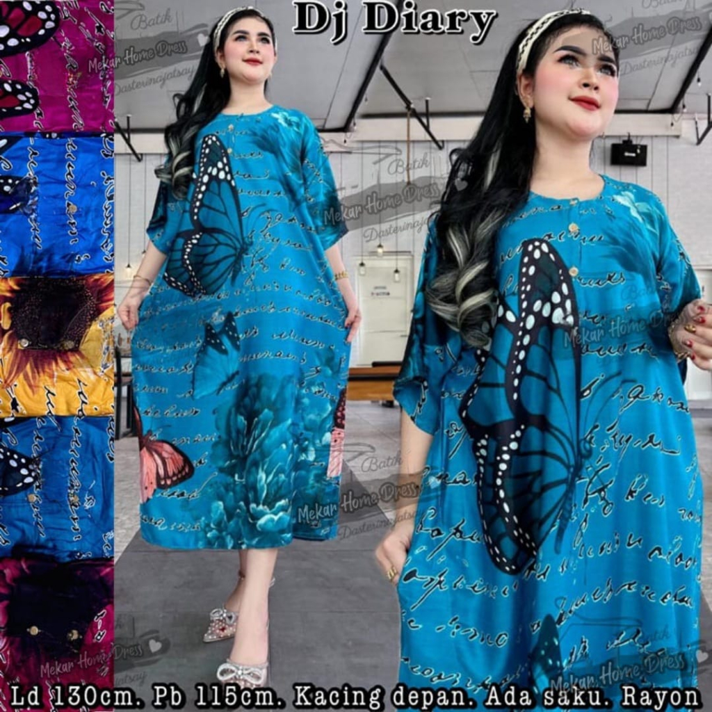 DASTER JUMBO BUSUI DJ TUTUL RAYON LD 120 VIRAL BUMIL MURAH ADEM DIPAKAI LENGAN PENDEK KANCING DEPAN 3 SAKU SAMPING XL XXL LIMA MAURA MEKAR HOME DRESS DREES DRES DASTER FULAIZAH DASTER  Sapasara.collection GROSIR SATRIAA KATIA DASTER BATIK PUSAKA JAYA