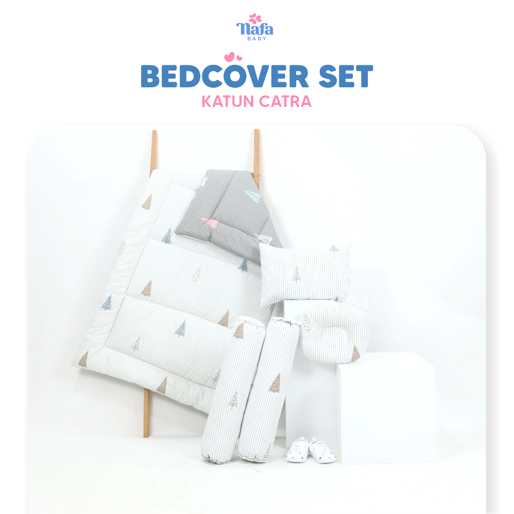 BABY BEDDING SET KATUN JEPANG/ BEDCOVER BAYI PREMIUM / NAFA BABY