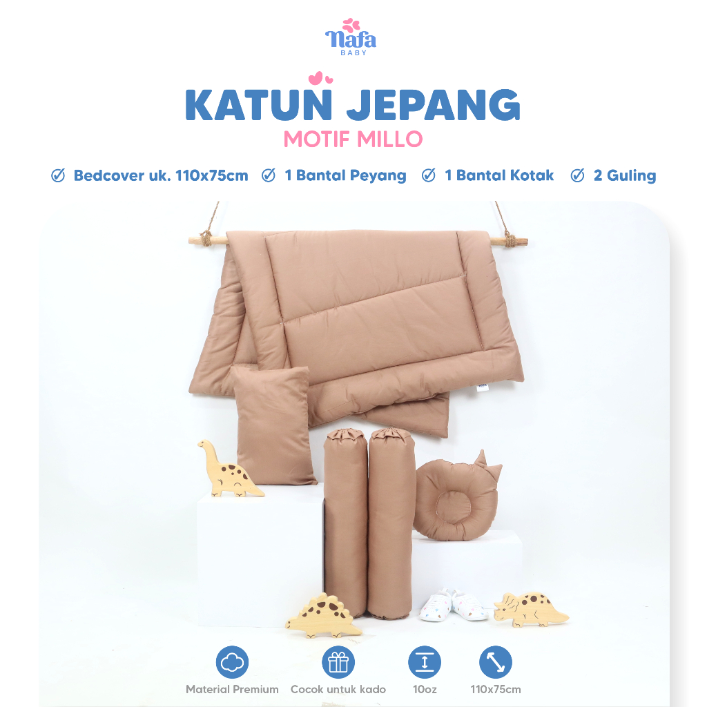 BABY BEDDING SET  KATUN JEPANG / BEDCOVER BAYI KATUN JEPANG PREMIUM NAFA BABY