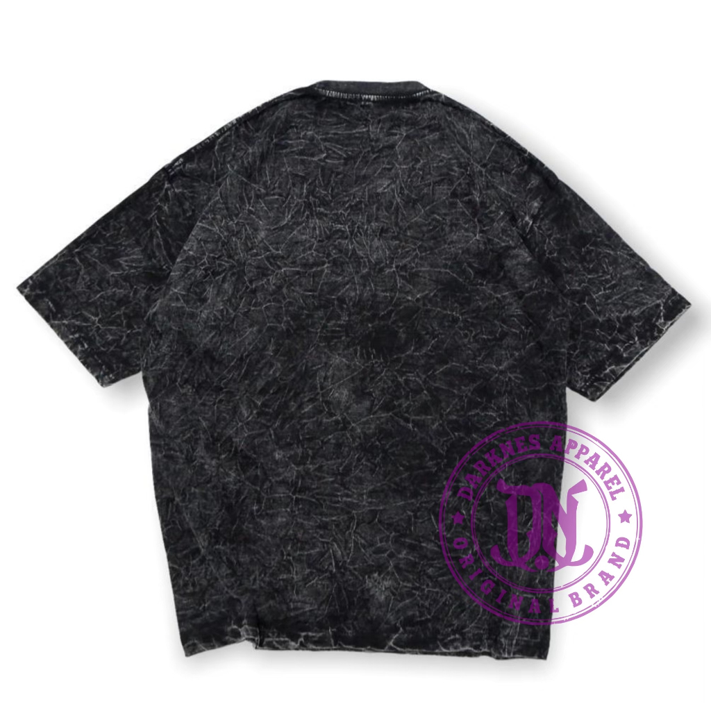 kaos oversize pria wanita brand darkness apparel bahan cotton combed24s bisa cod bayar ditempat tshirt higt quality stonewash style kekinian