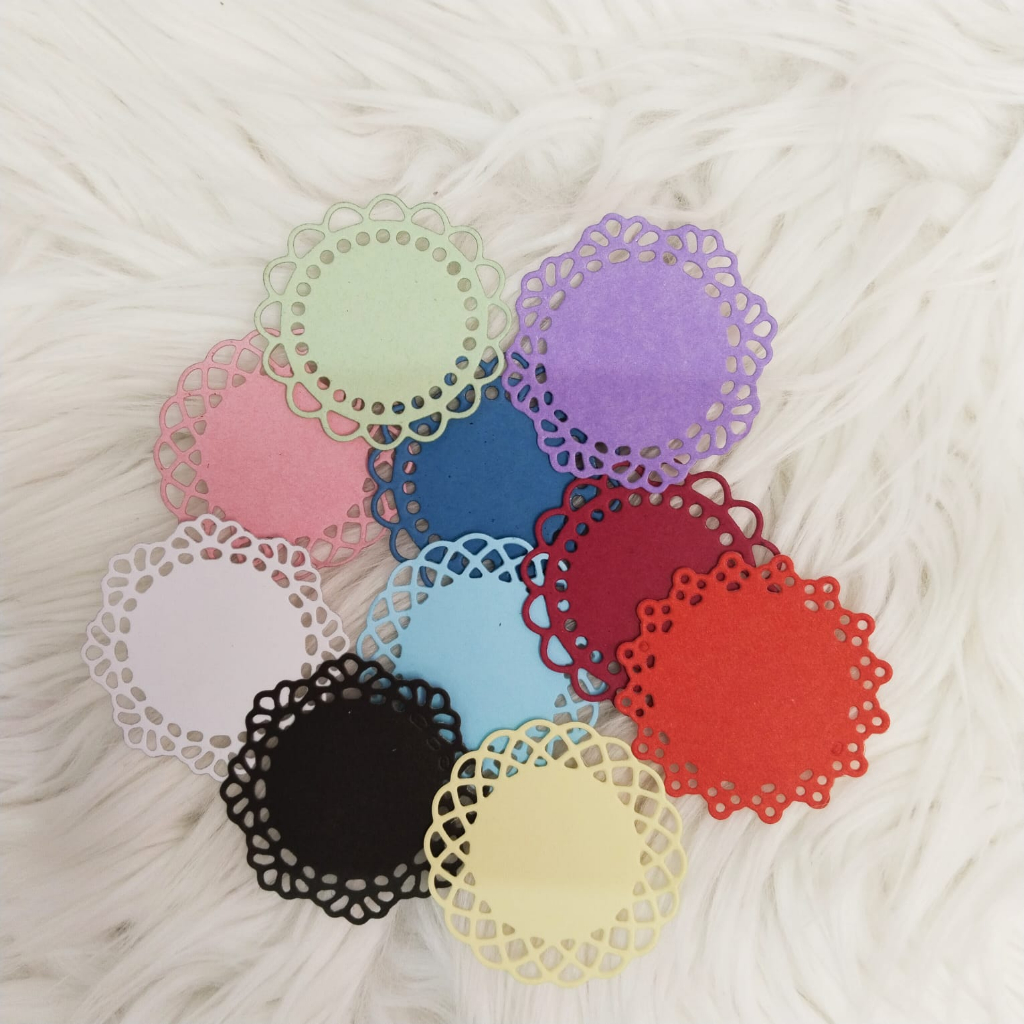 

ZIBA-C013 10pcs Die Cutflower #3 for Scrapbooking / Journaling