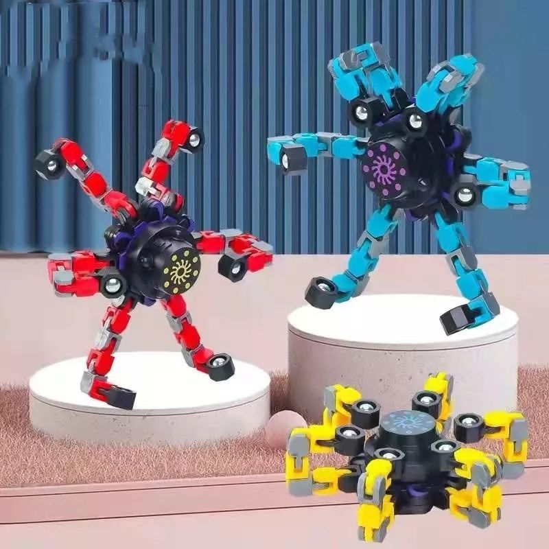 MH80MAINAN FIDGET SPINNER ROBOT TRANSFORMER TERBARU MAINAN ANAK PENGHILANG STRESS MAINAN SPINNER ROBOT TERBARU MAINAN ANAK ROBOT GANGSING SUPERMURAH