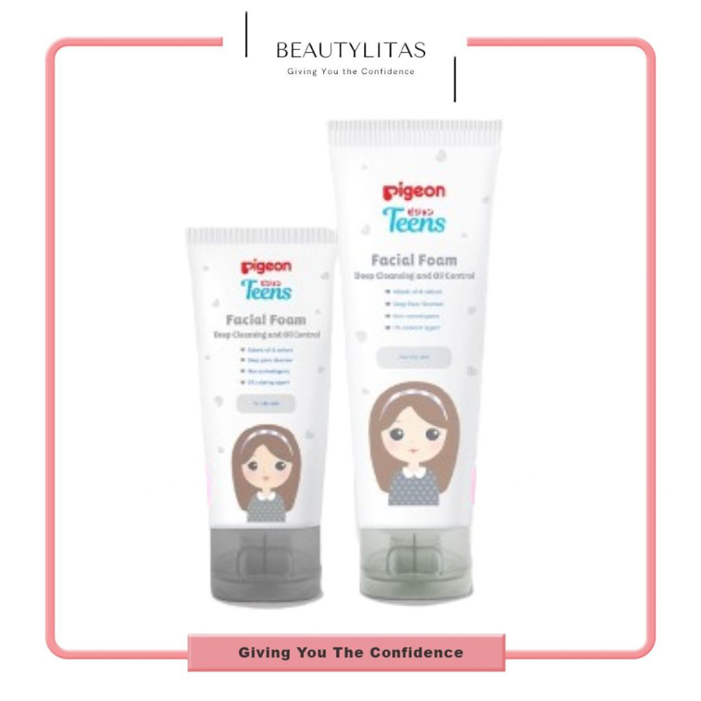PIGEON Teens Facial Foam Deep Cleansing &amp; Oil Control