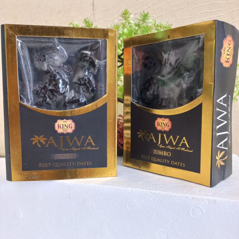 

Kurma Ajwa King Jumbo 250gr | Ajwa Aliyah Al Madinah | Kurma Ajwa King 250 gr | Ajwa Jumbo