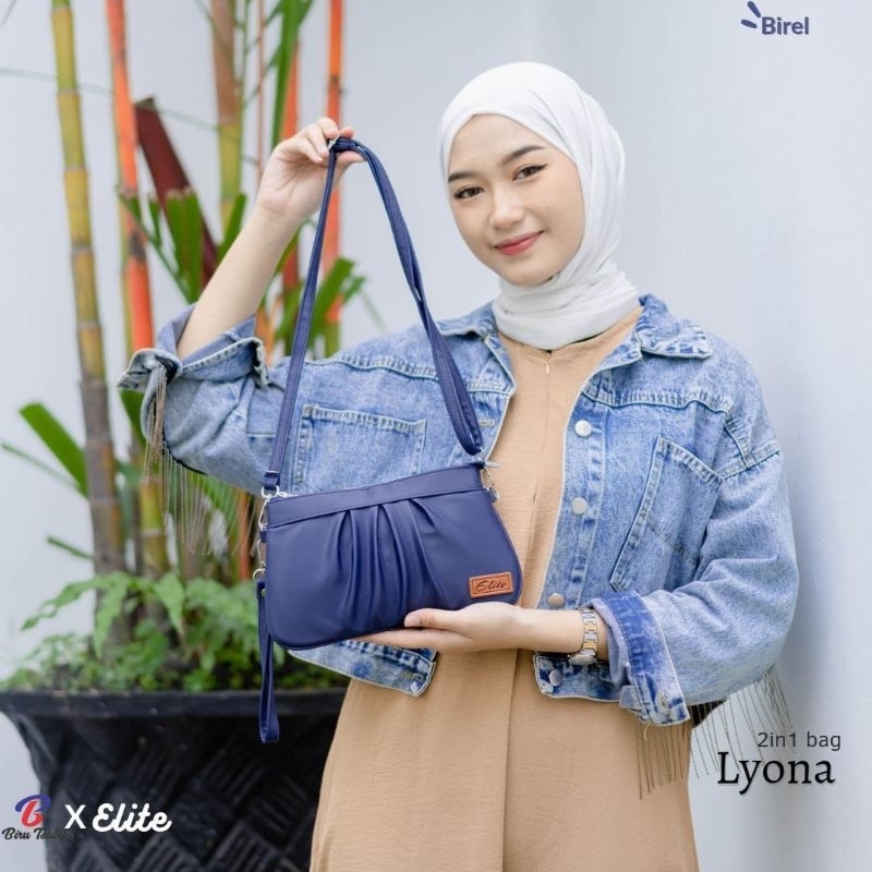 TAS SELEMPANG LYONA BY ELLITE BAHAN CHOCOLY ANTI AIR PREMIUM