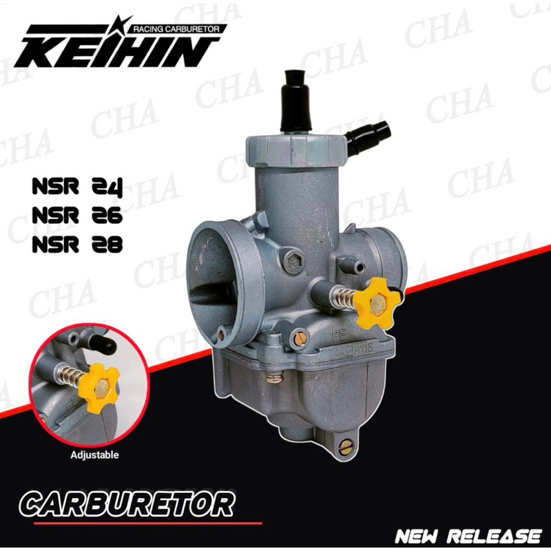 KARBU PE 28 26 24 KEIHIN KARBURATOR PE KEIHIN COCOK SEMUA MOTOR COCOK SEMUA GAS SPONTAN