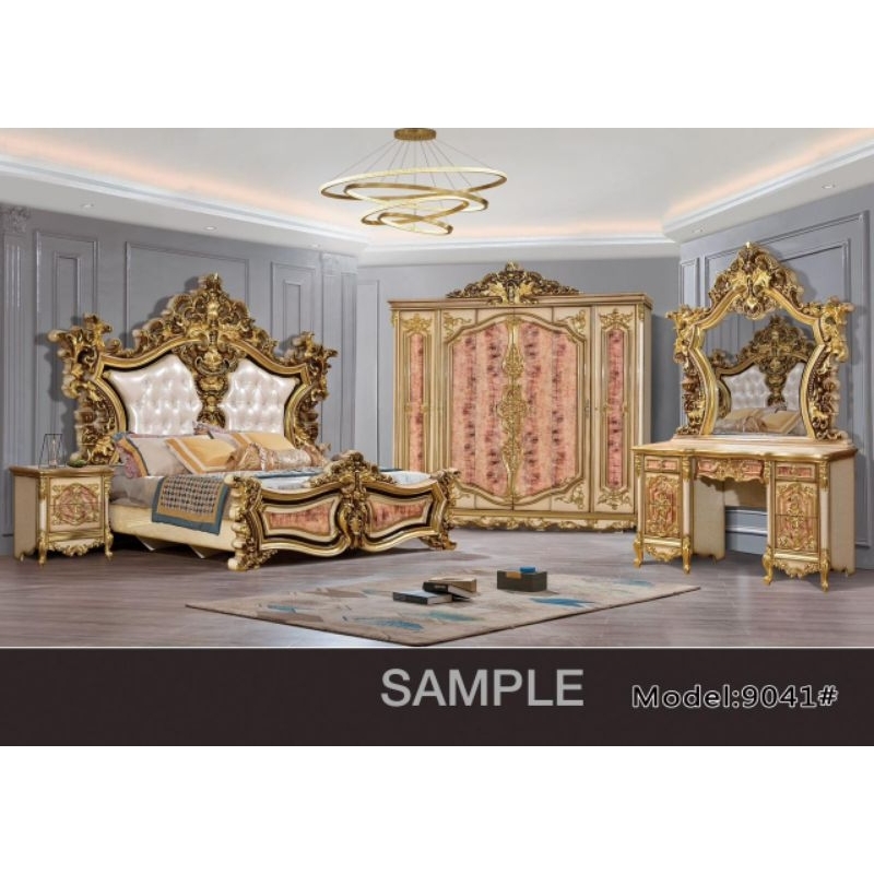 Bedset Import Klasik Modern Pengantin Full Set Jannah Perabot