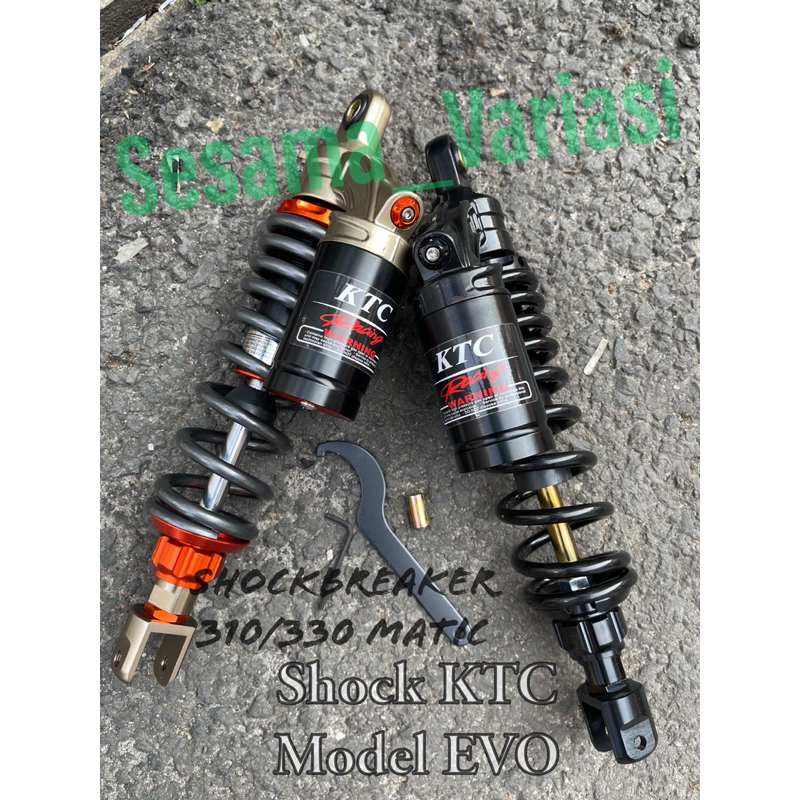 Promo ShockBreaker KTC Racing Model EVO 310/330 Matic Mio Beat Fino Scoopy Xride Vario