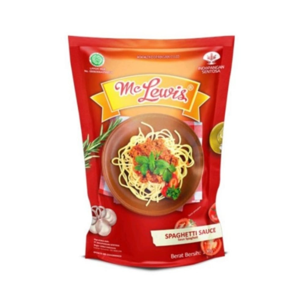 

Mc Lewis Spaghetti sauce 1kg / saos spageti 1 kg