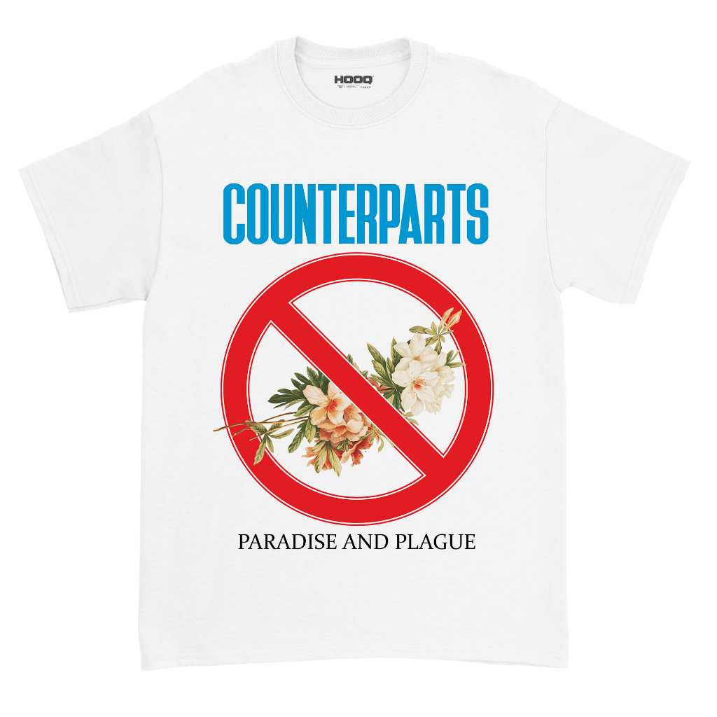 KAOS BAND COUNTERPARTS PARADISE AND PLAGUE / BAJU COUNTERPARTS / COUNTERPARTS SHIRT