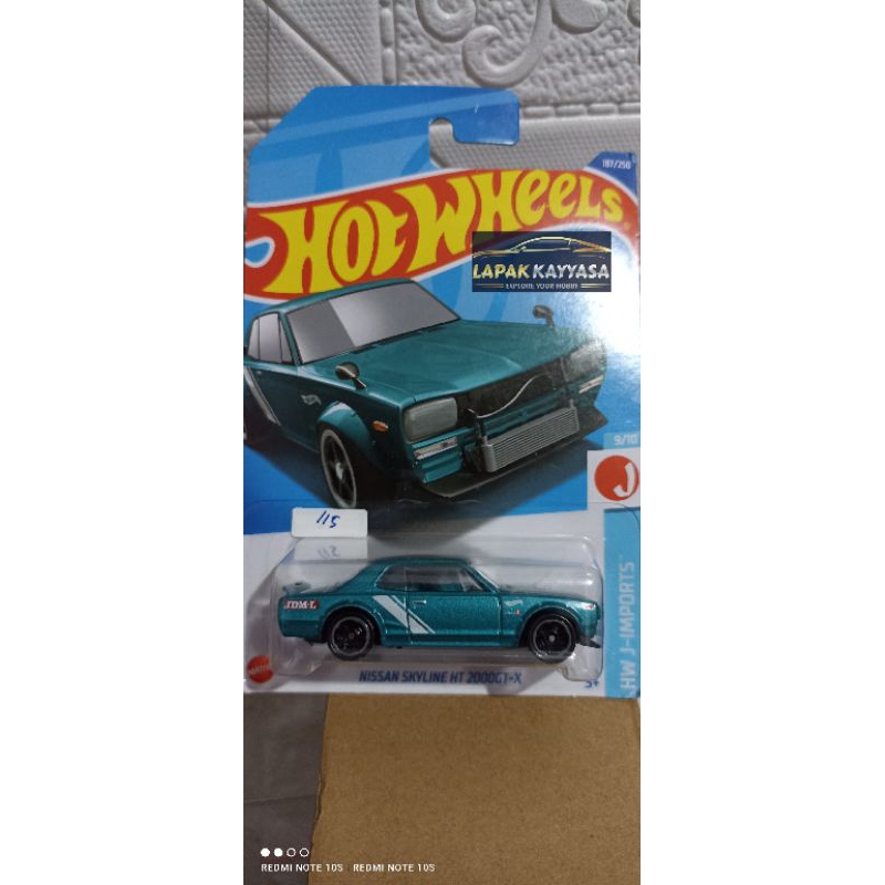 Hot wheels Nissan Skyline JDM