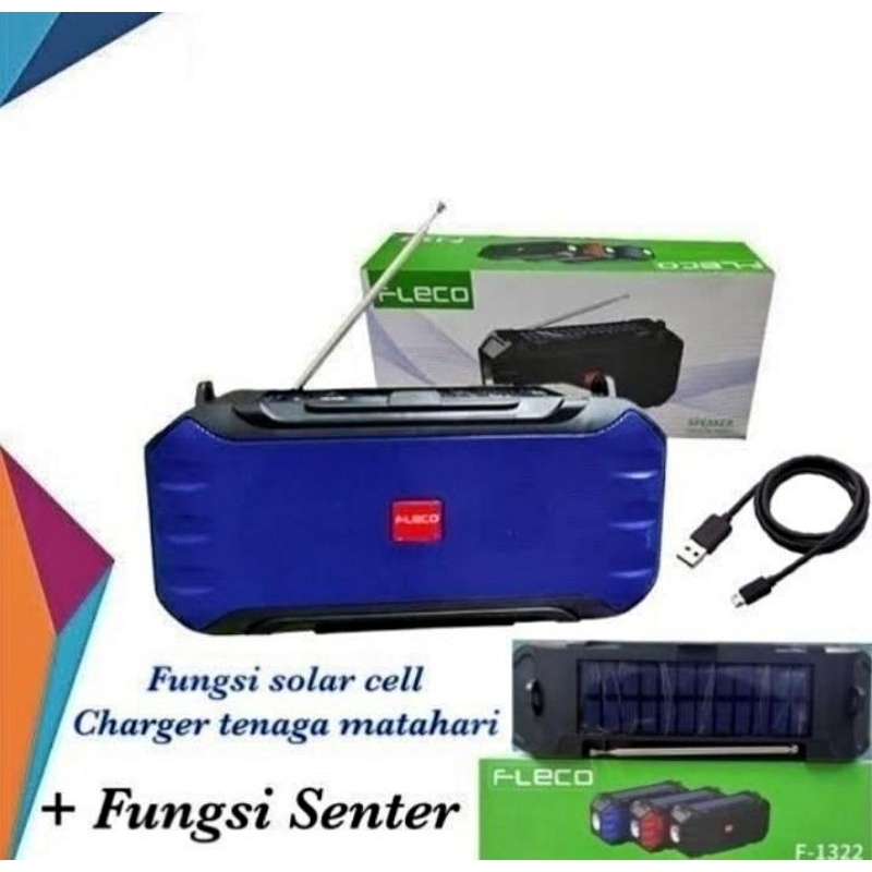 SPEAKER BLUETOOTH FLECO F_223BLUETOOTH,RADIO,SOLAR CELL+SENTER