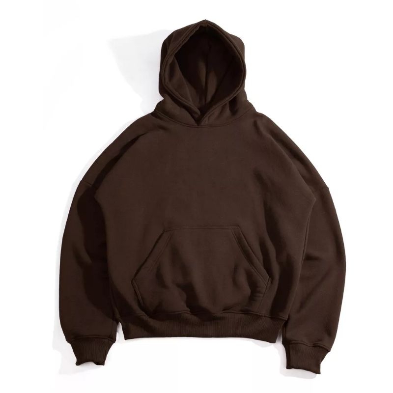 Warstudio - Hoodie Boxy Brown Polos