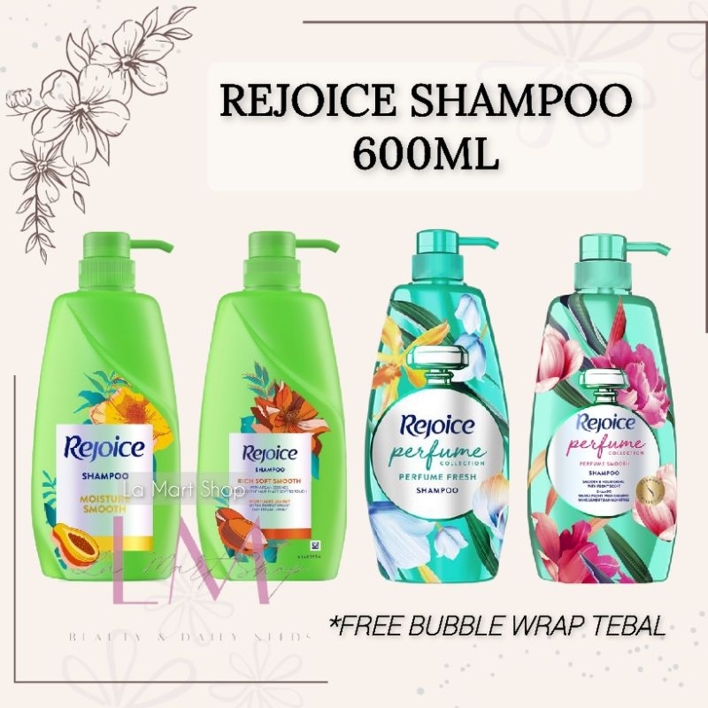 Shampoo Rejoice 600ML Shampoo Rejoice Rich Halus Lembut 600ML Shampoo Rejoice Lembut Ternutrisi 600M