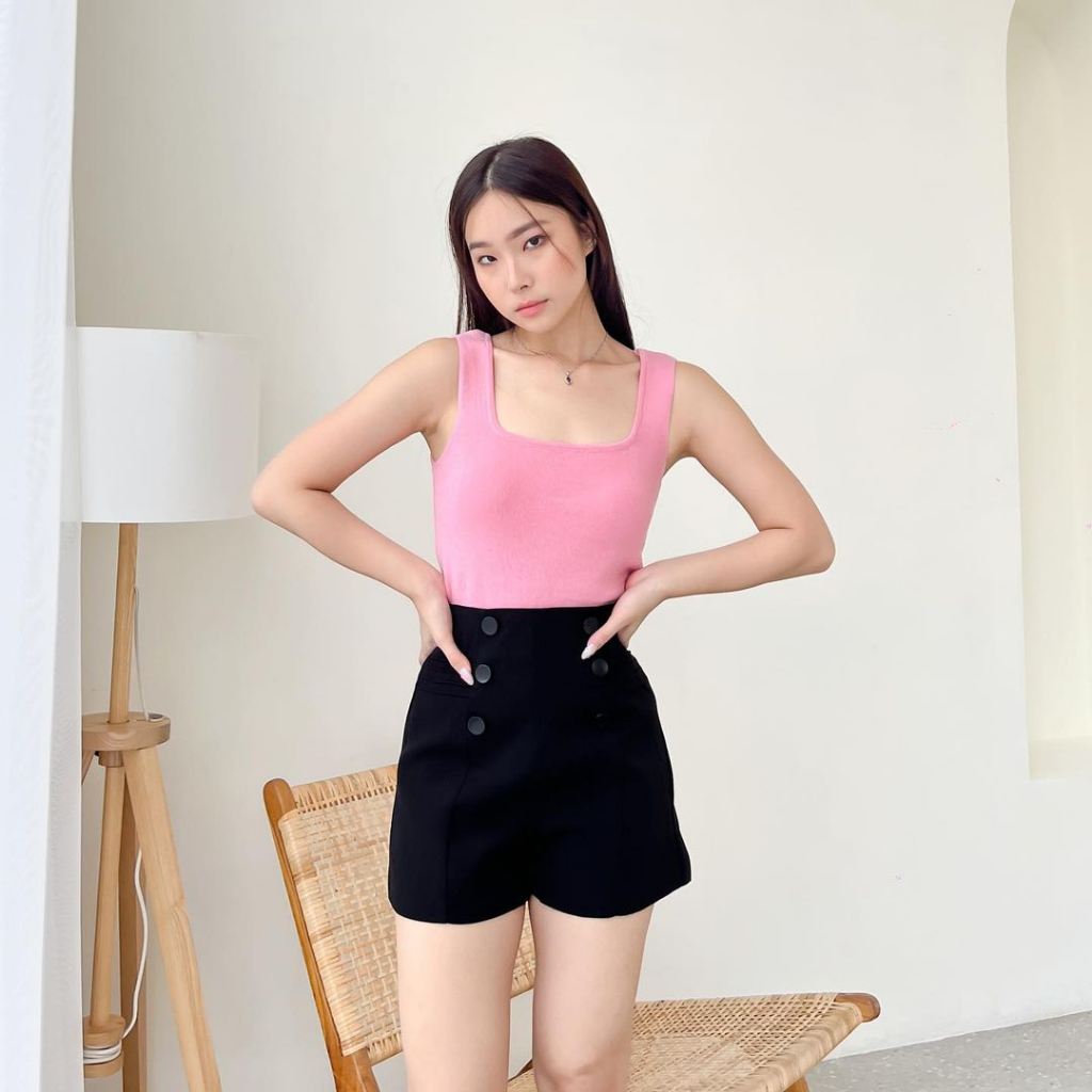 FAY SUMMER KNIT TANKTOP - ATASAN WANITA SEXY - SOFT KNIT HIGH QUALITY - DALEMAN WANITA