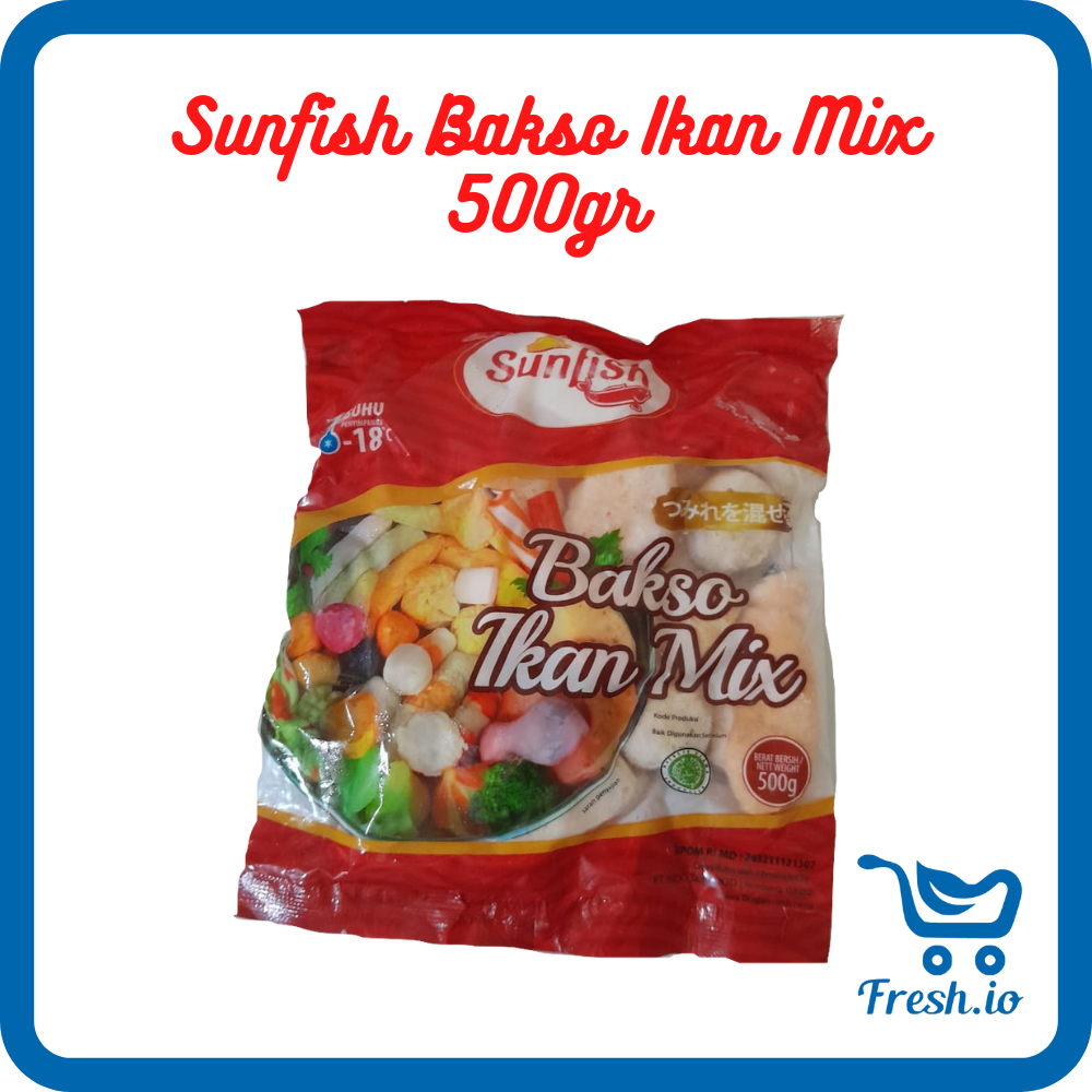 

Sunfish Bakso Ikan Mix 500gr