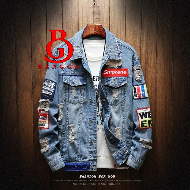 BENGGO.ID | Jaket Jeans Terbaru / Jaket Jeans Pria / Jaket Jeans Pria Original / Jaket Jeans Pria So