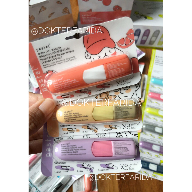 Pastel Brand Pocket Inhaler - Original Thailand