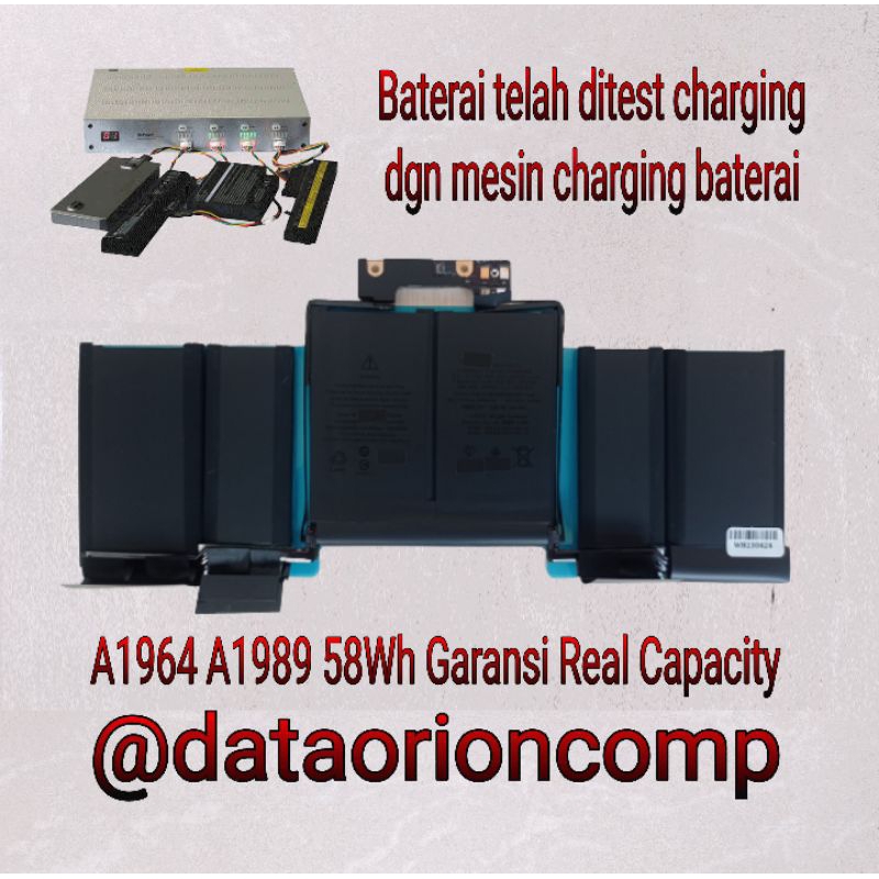 Baterai Apple macbook pro 13&quot; A1964 A1989 2018 2019