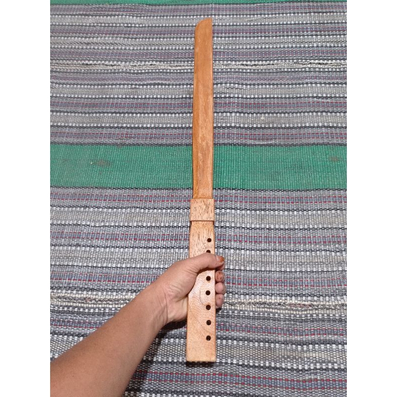 SAMURAI KAYU - SAMURAI MAINAN - SAMURAI PERAGA - SAMURAI TUMPUL KAYU - SAMURAI - PISTOL MAINAN KAYU 