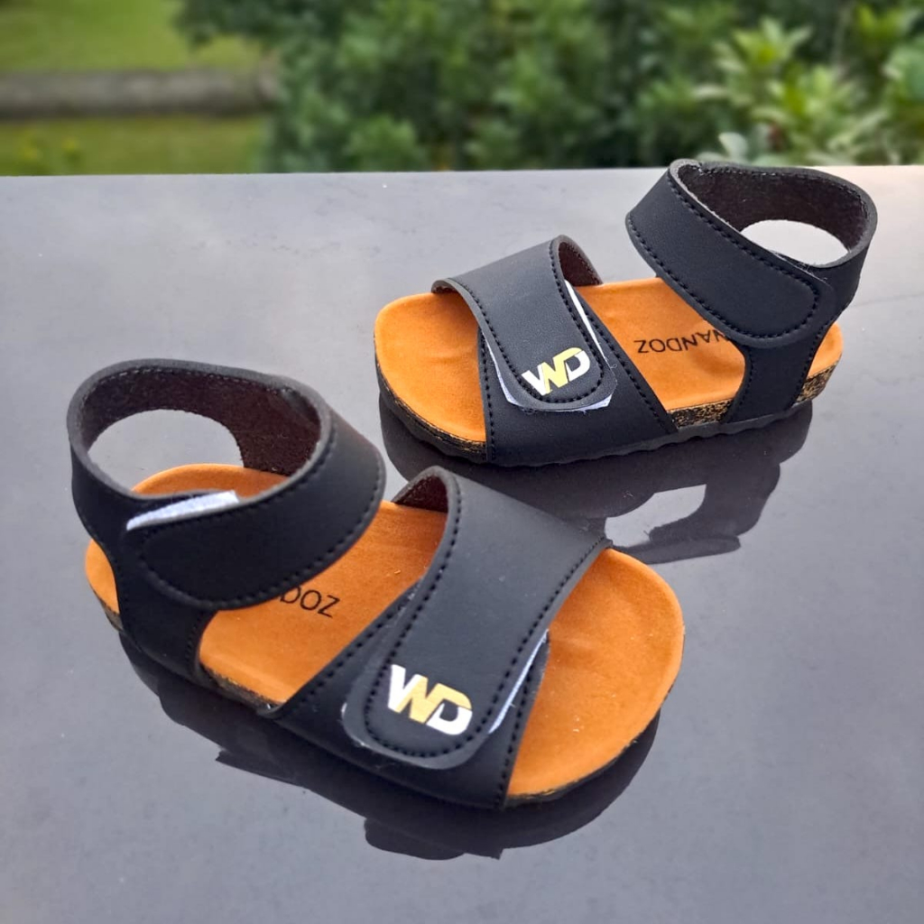 Sandal Puyuh Anak Unisex Umur 1 2 3 tahun - Kulit Sintesis - Anti Slip - TOKOERS SP07