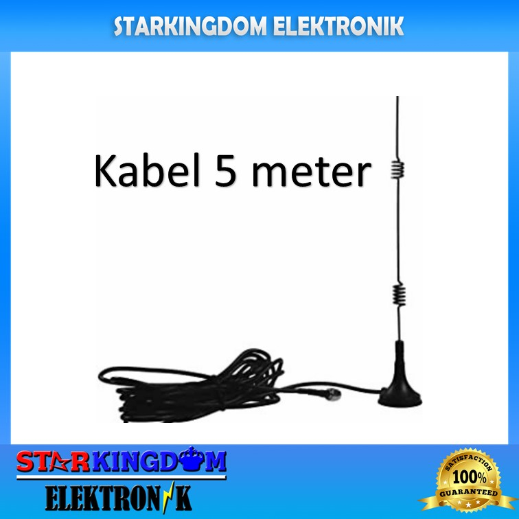 Antena External 4G LTE Plus Kabel 5 Meter Modem Router Mifi Huawei Tp Link Tenda D-Link AccessGo Adv