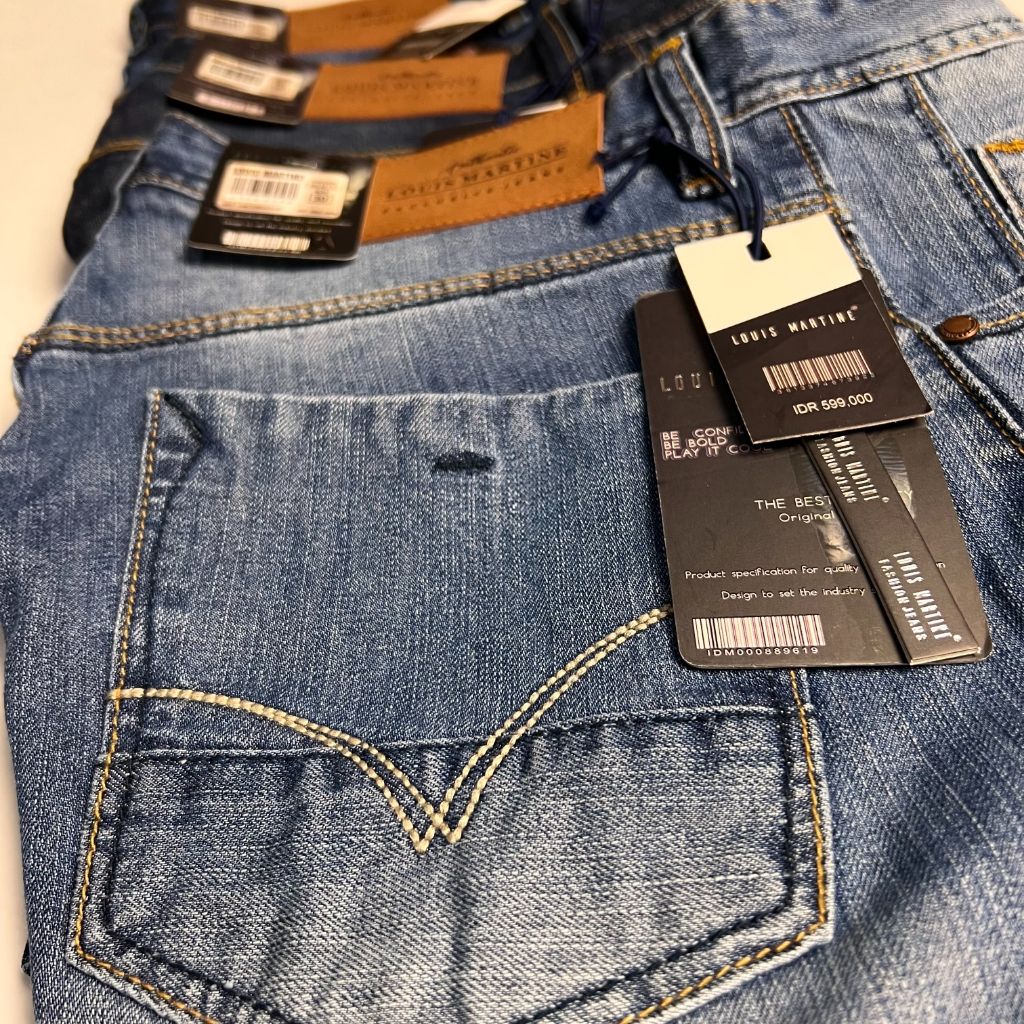 Celana Jeans Pria Panjang 28-38 Jins Bombastis Cowok Model Terbaru 2023