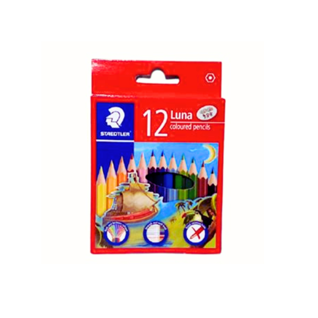 

Pensil Warna Staedtler Luna Permanent Pendek 12 Warna