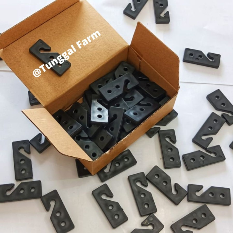 ADJUSTER PLATE / PENGIKAT TALI PAKAN / ADJUSTER HITAM / ALAT TERNAK