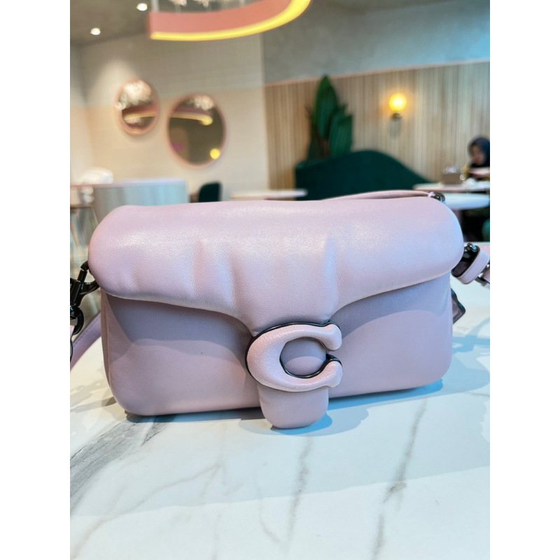 PRELOVED, Authentic coach tabby pillow lilac