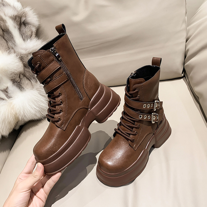 ✅PINKEY P223 Sepatu Boots Hak Tinggi Wanita Import Premium Quality Boot Fashion