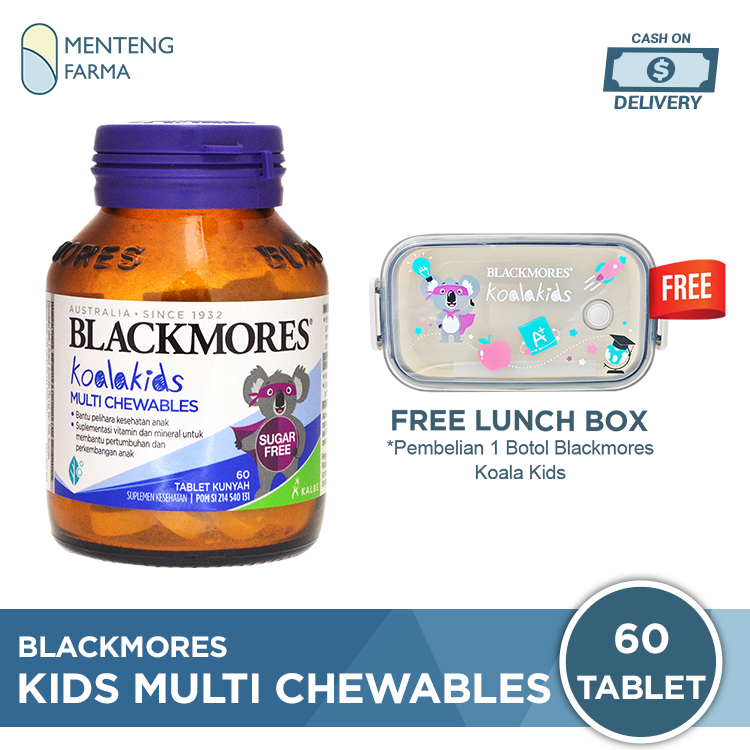 Blackmores Koala Kids Multi Chewables 60 Tablet - Vitamin Anak