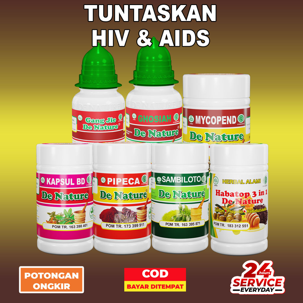 Obat HIV AIDS Penyembuh Virus HIV Herbal De Nature