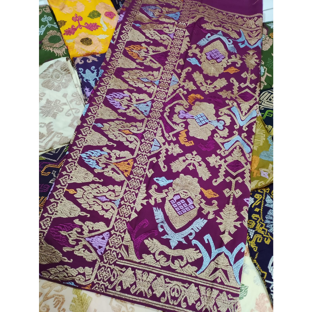 kamen endek katun bordir lembaran