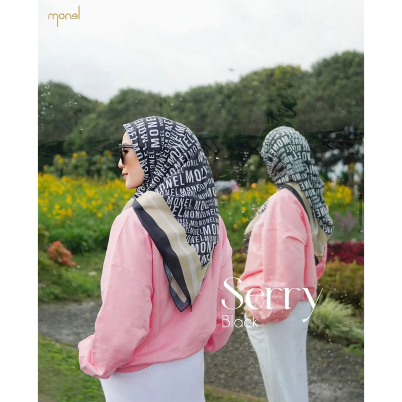 Hijab Segi Empat Motif Monel Sisesa Terlariss!!