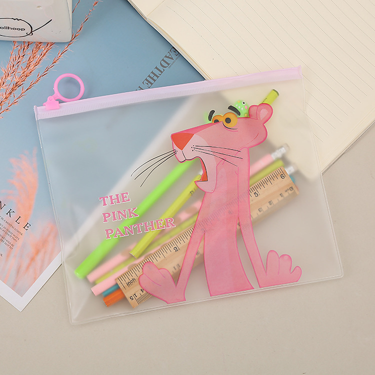

Tempat Pensil Transparan Motif Pink Panther&UNICORN