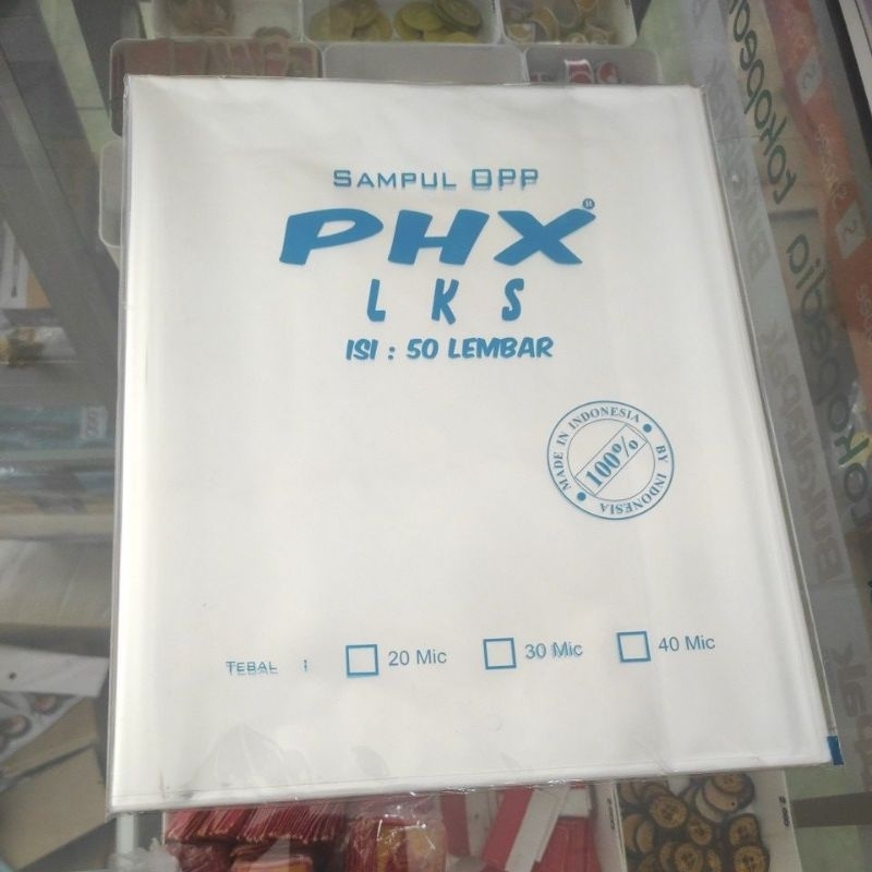 

Sampul buku PHX ukuran LKS isi 50 lembar