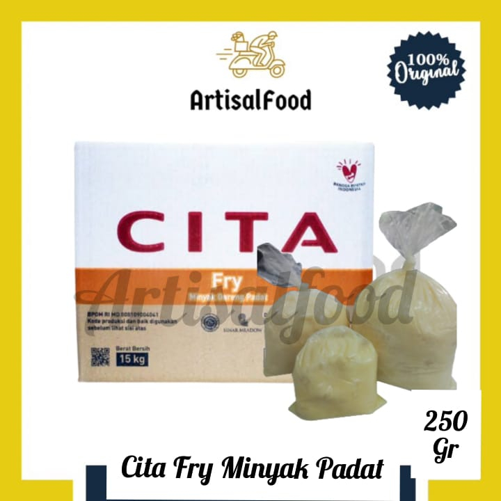 

margarin CITA FRY 250gr minyak goreng padat