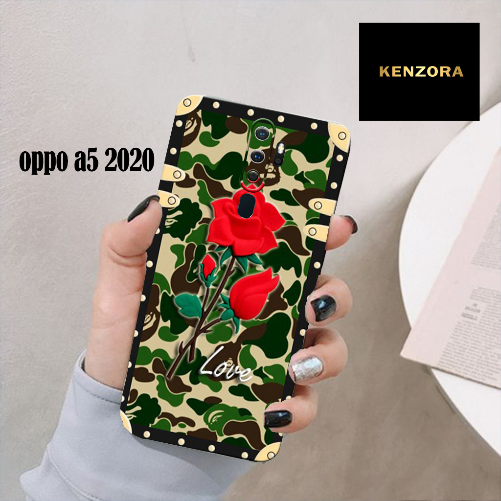 Soft Case OPPO A5 2020 - Kenzora case - Fashion Case - BUNGA - Silicion Hp OPPO A5 2020 - Cover Hp - Pelindung Hp - Kesing OPPO A5 2020 - Case Lucu
