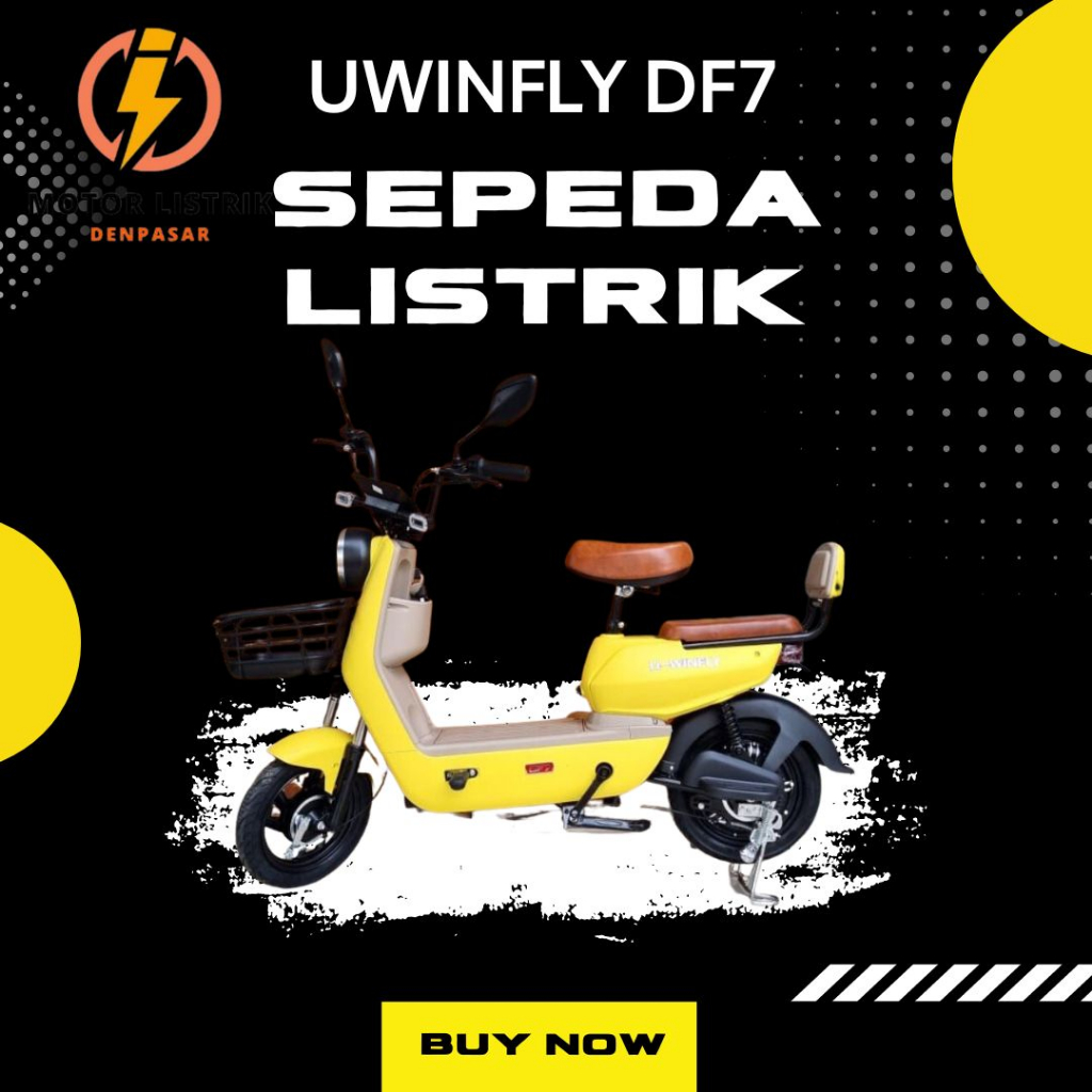 Sepeda Listrik (DF7)/Uwinfly DF7/Berkualitas/Bergaransi