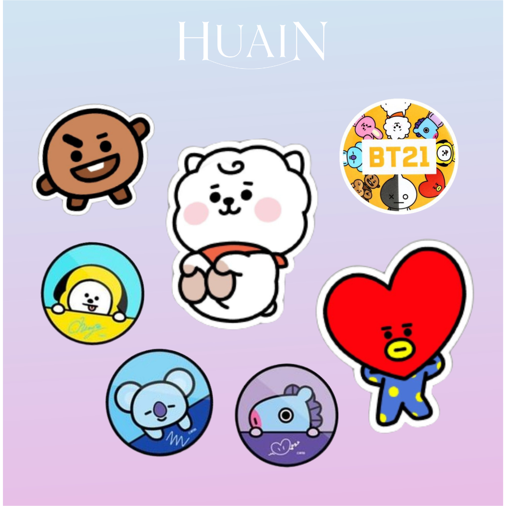 Sticker BT21 - BT21 Set - BTS Fanmade Sticker - Sticker Unofficial