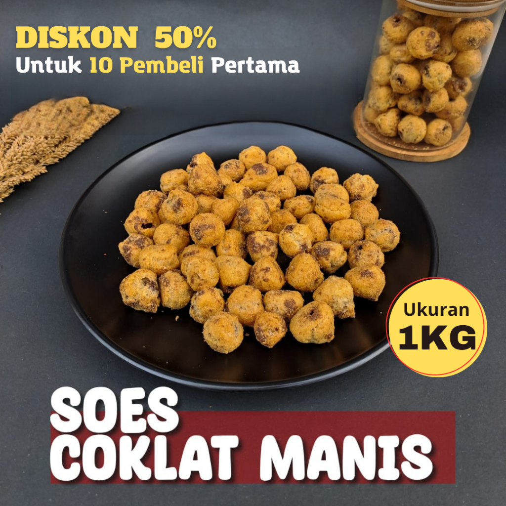 

SOES COKLAT MANIS LUMER ANTI KOPONG KEMASAN UKURAN 1KG / 1000 GRAM