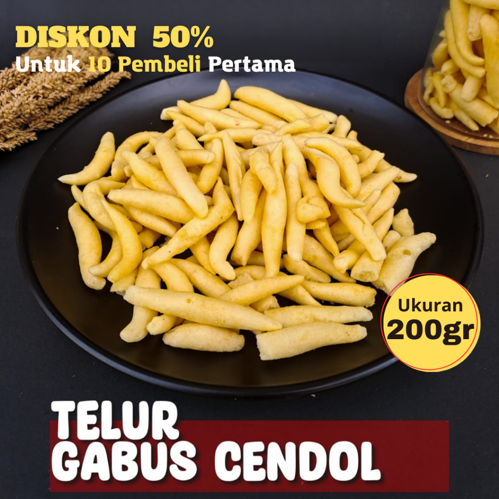 

TELUR GABUS CENDOL KEJU SPESIAL VARIAN 200 GRAM