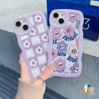 SS125 SOFTCASE SILIKON GELOMBANG MOTIF SMILE FLOWER FOR SAMSUNG A24 4G CS5960