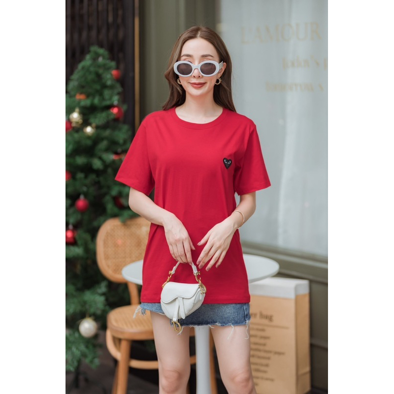 ATASAN LA DRESS PLAY MOTIF LOVE KAOS IMPORT BANGKOK (BJLD254)