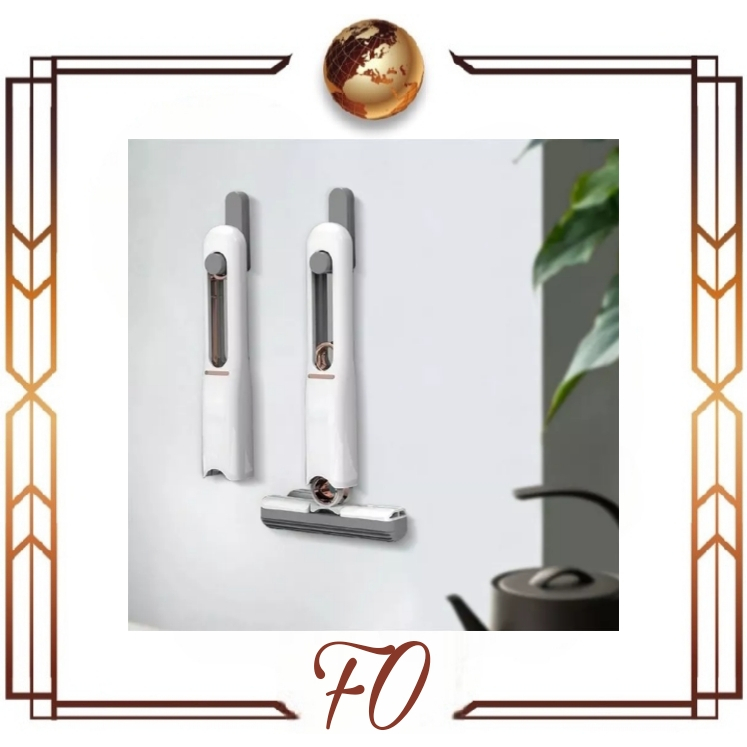 (FO)  ALAT PEL MINI PORTABLE LIPAT MOP PEMBERSIH RUANGAN /KACA CLEANING TOOL