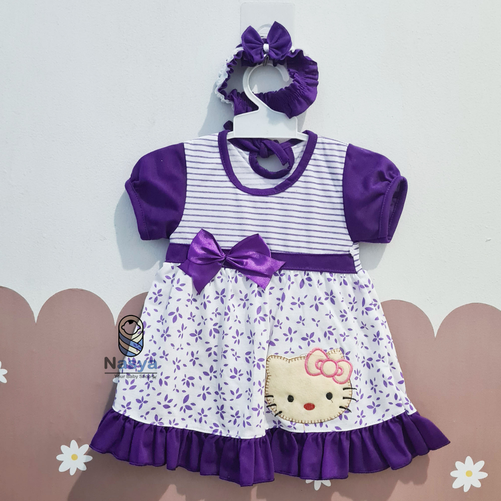 [P-019] Dress Bayi (0-6 bulan) Perempuan Motif Matahari