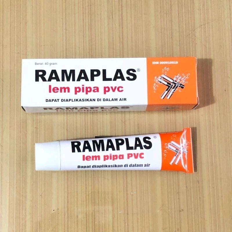 lem pipa pvc ramaplas esaplas 40gr/ lem pipa super kuat/ lem pipa pvc murah