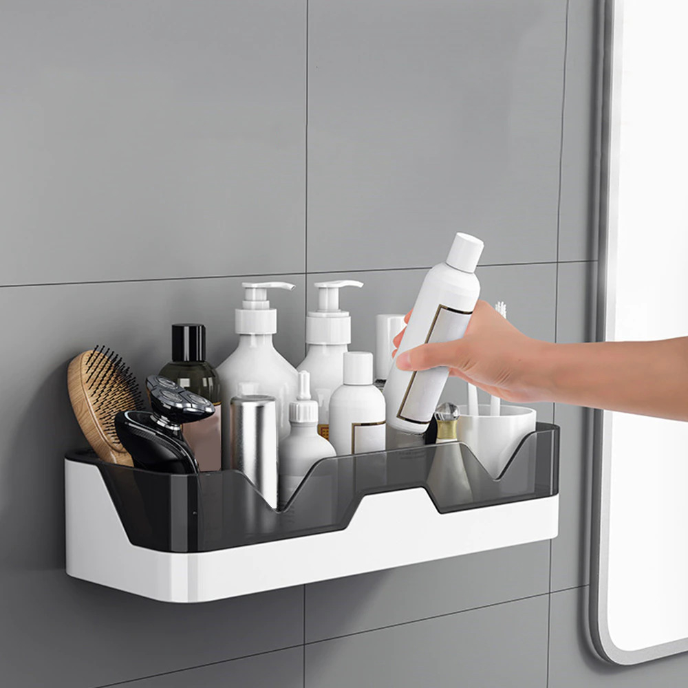 【GOGOMART】Rak Gantung Kamar Mandi Organizer Storage Rack - E1924